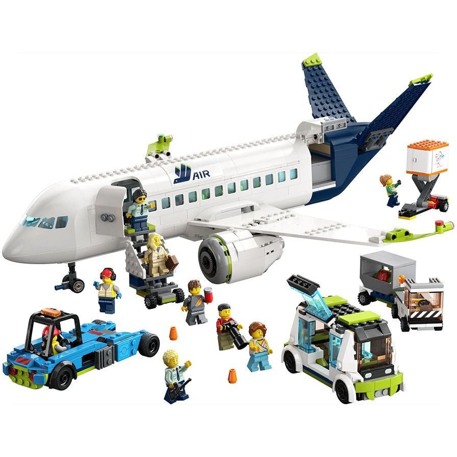 Конструктор LEGO City Пассажирский самолет, 913 деталей (60367) - фото 3