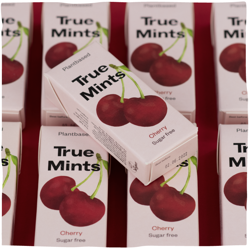 Цукерки True Mints м'ятні зі смаком вишні 13 г - фото 2