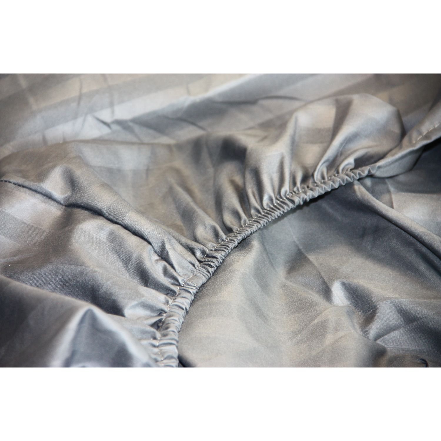 Простыня на резинке LightHouse Mf Stripe Graphite, 200х90 см, серый (605023) - фото 2
