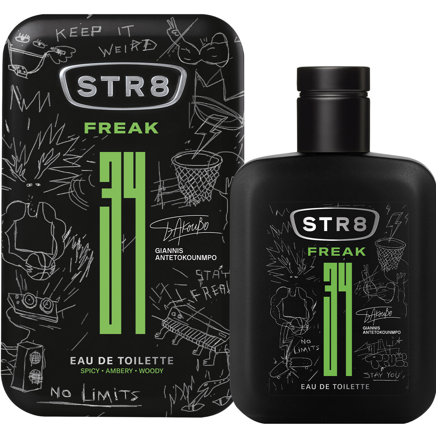 Туалетная вода для мужчин STR8 Freak 34 100 мл - фото 1