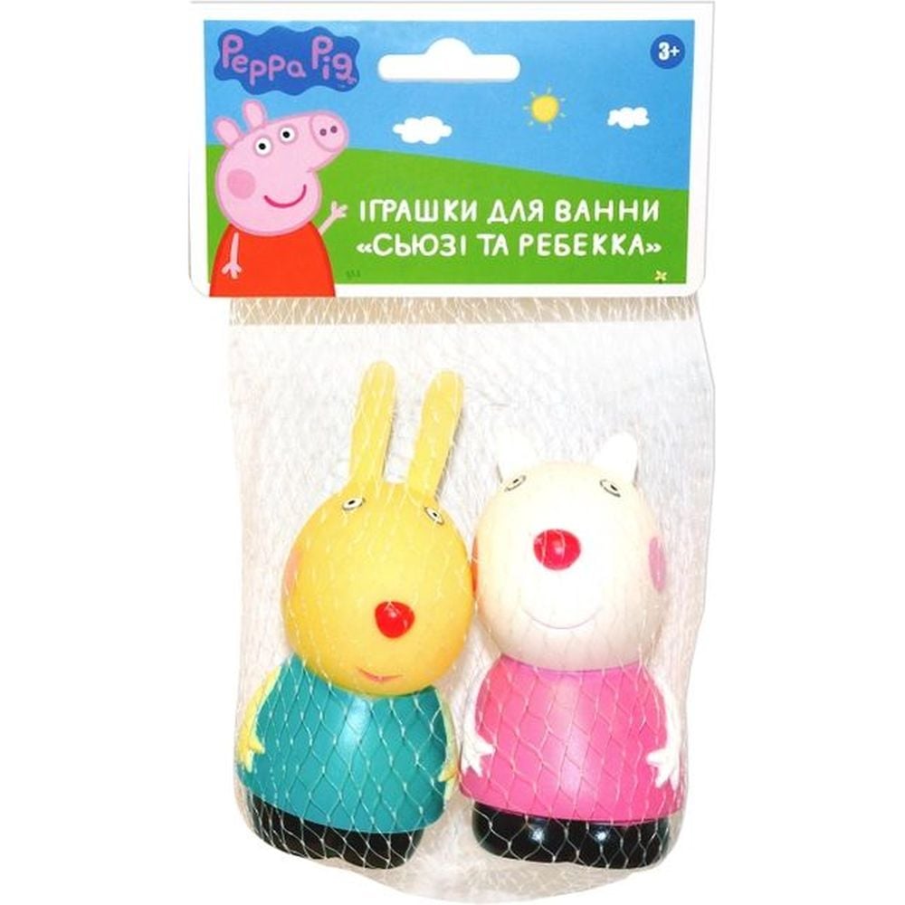 Набір іграшок для ванної Peppa Pig Сьюзі та Ребека (122262) - фото 3