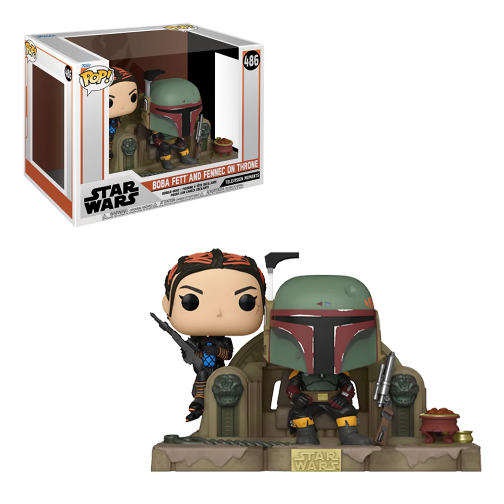 Фигурка Funko Pop Фанко Поп Star Wars Boba Fett and Fennec Звездные войны Боба Фетт и Феннек 12 см SW BF 486 - фото 2