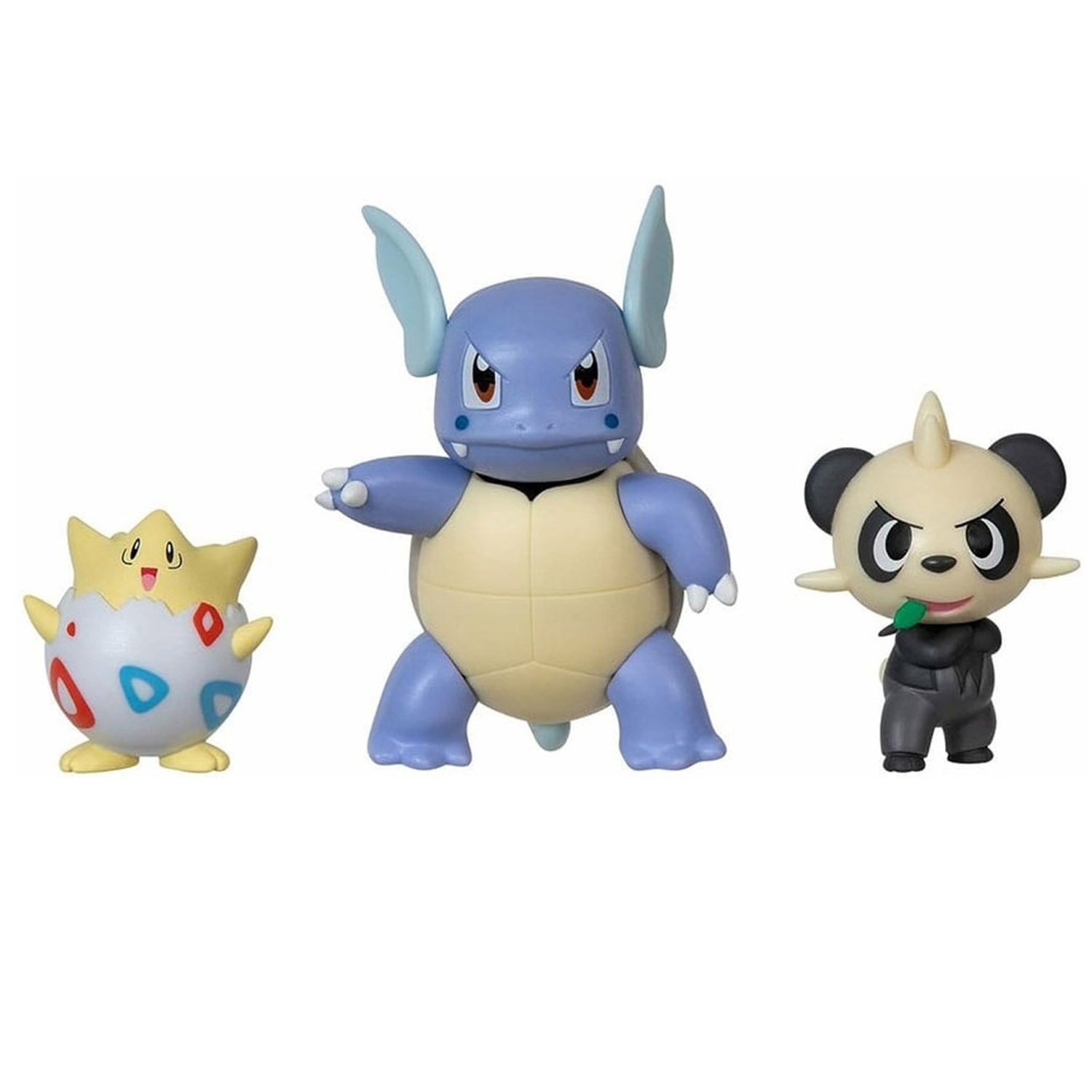 Набор игровых фигурок Pokemon W17 Battle figure Togepi + Pancham + Wartortle (PKW3051) - фото 1