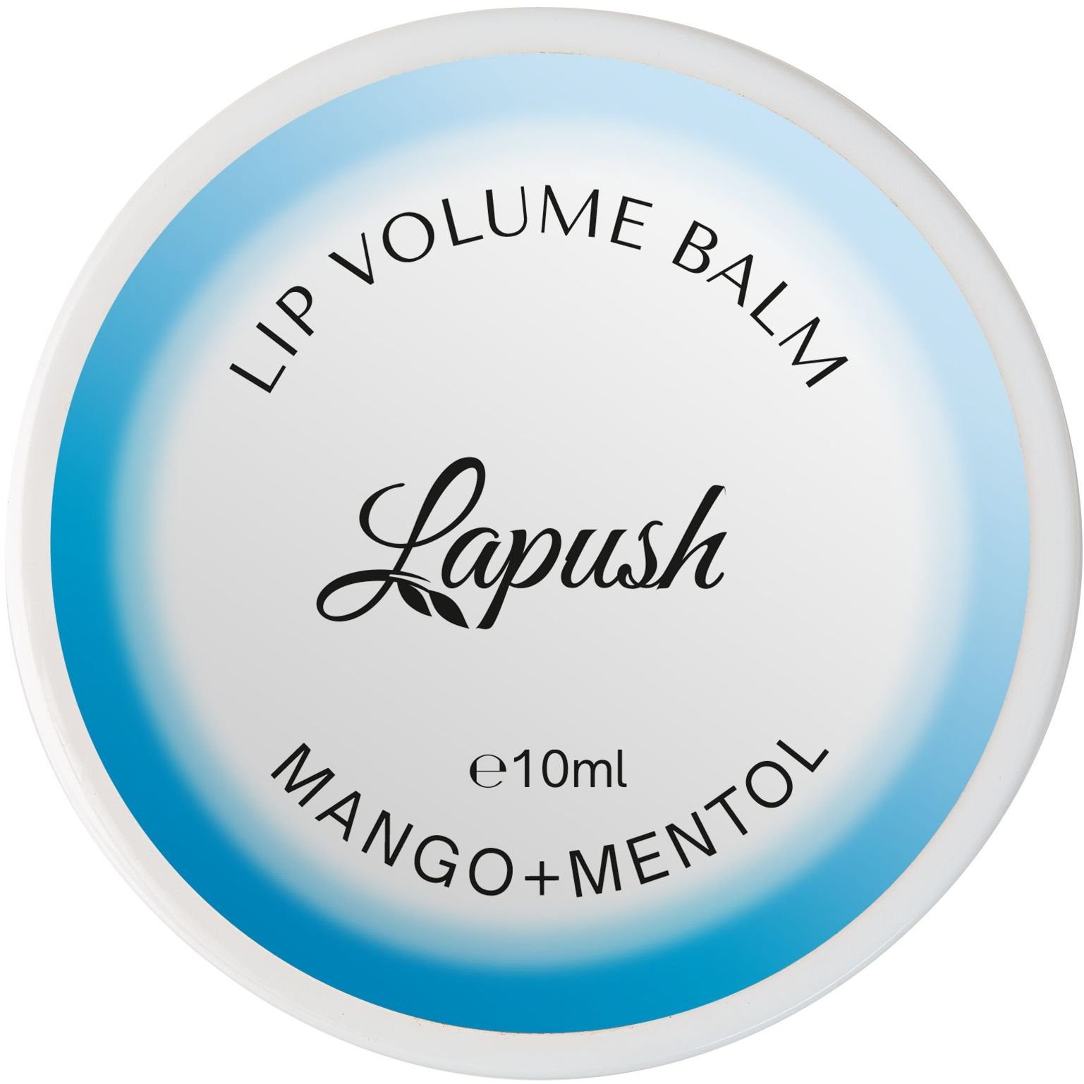 Бальзам для губ Lapush Mango + Mentol, з ефектом об’єму, 10 мл - фото 1