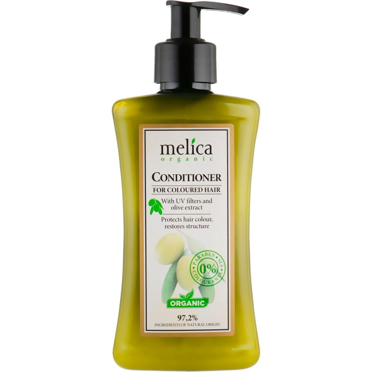 Бальзам-кондиціонер Melica Organic for Colored Hair Conditioner With UV filters and olive extract 300 мл - фото 1