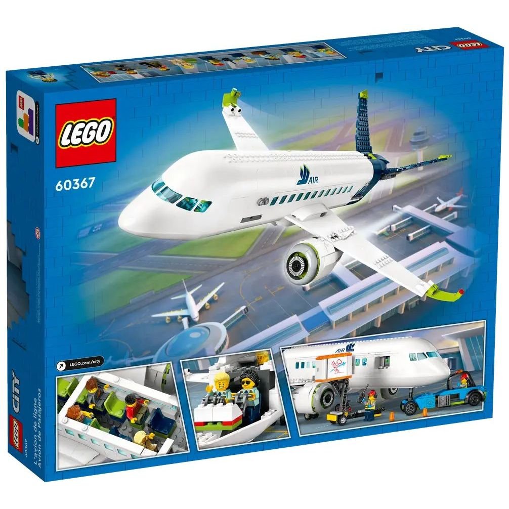 Конструктор LEGO City Пасажирський літакт, 913 деталей (60367) - фото 4