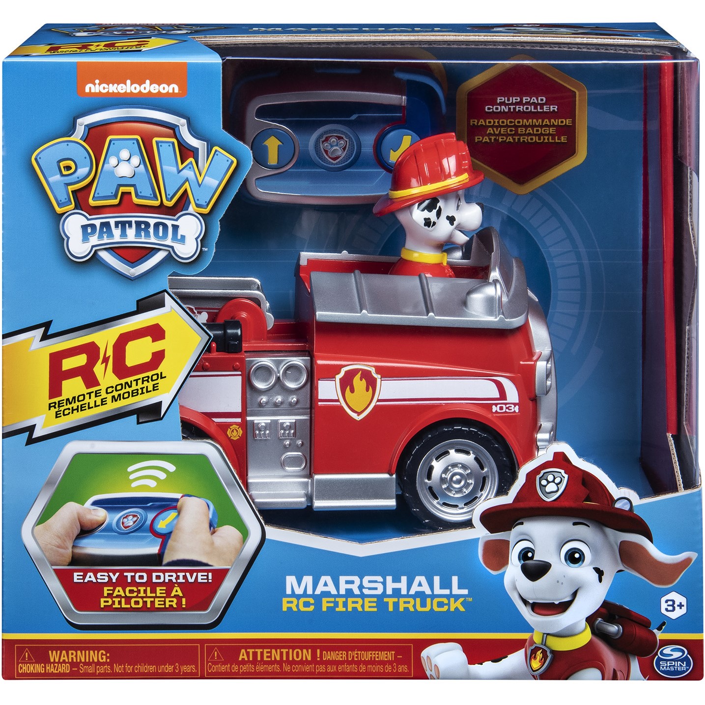 Машинка Paw Patrol Пожарная машина Маршала на дистанционном управлении (SM76200/8697) - фото 5