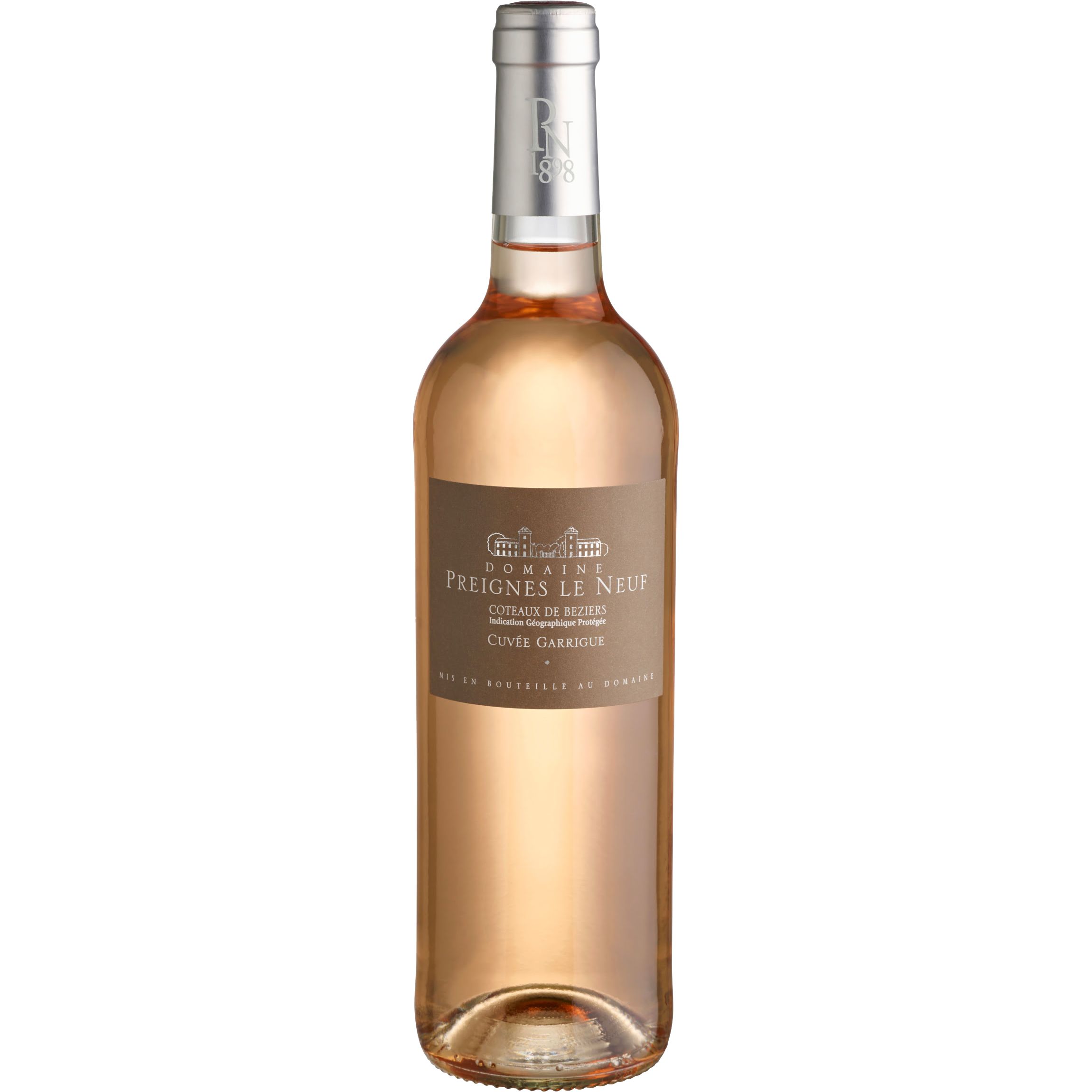 Вино Domaine Preignes le Neuf IGP Coteaux de Beziers 2022 рожеве сухе 0.75 л - фото 1