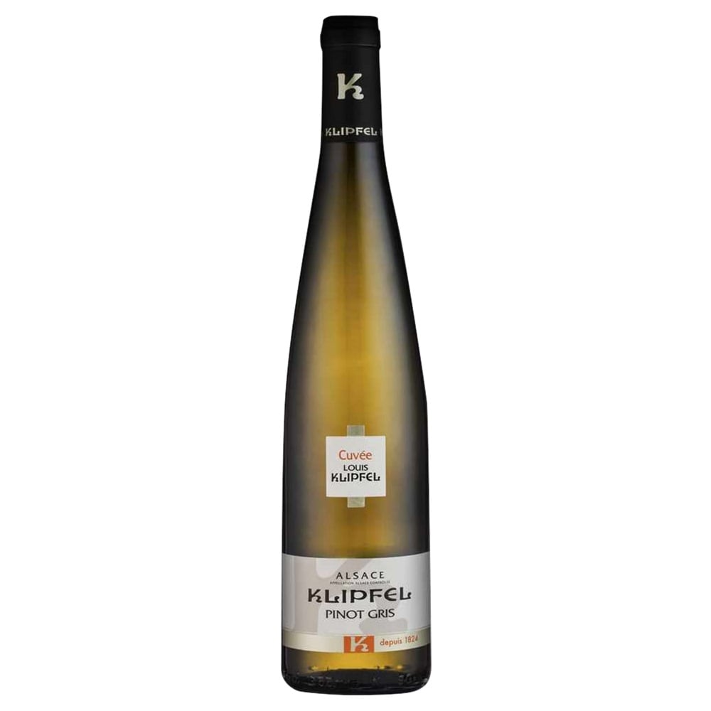 Вино Cuvee Louis Klipfel Pinot Gris, белое, полусухое, 13%, 0,75 л - фото 1