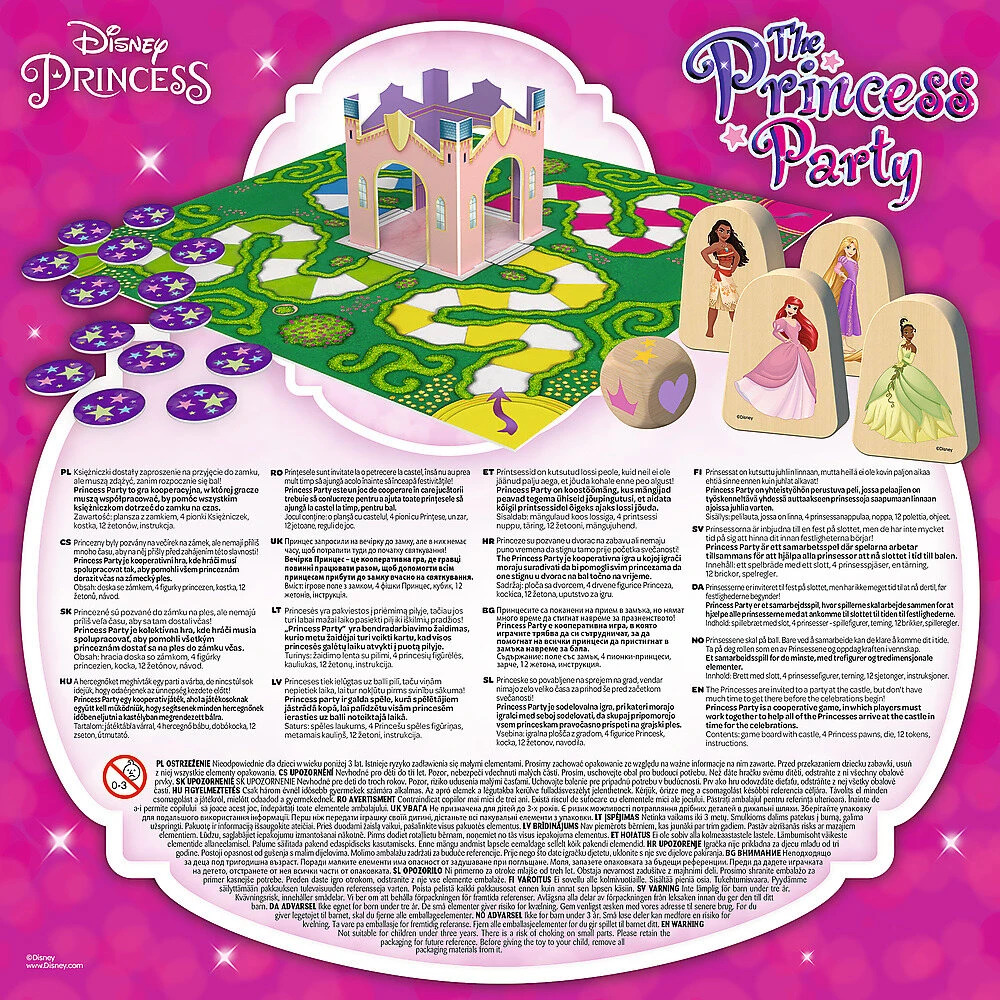 Настольная игра Trefl Дисней: Принцессы Вечеринка для принцесс (2434) - фото 3