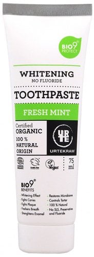 Органическая зубная паста Urtekram Green Matcha Свежая мята, 75 мл - фото 1