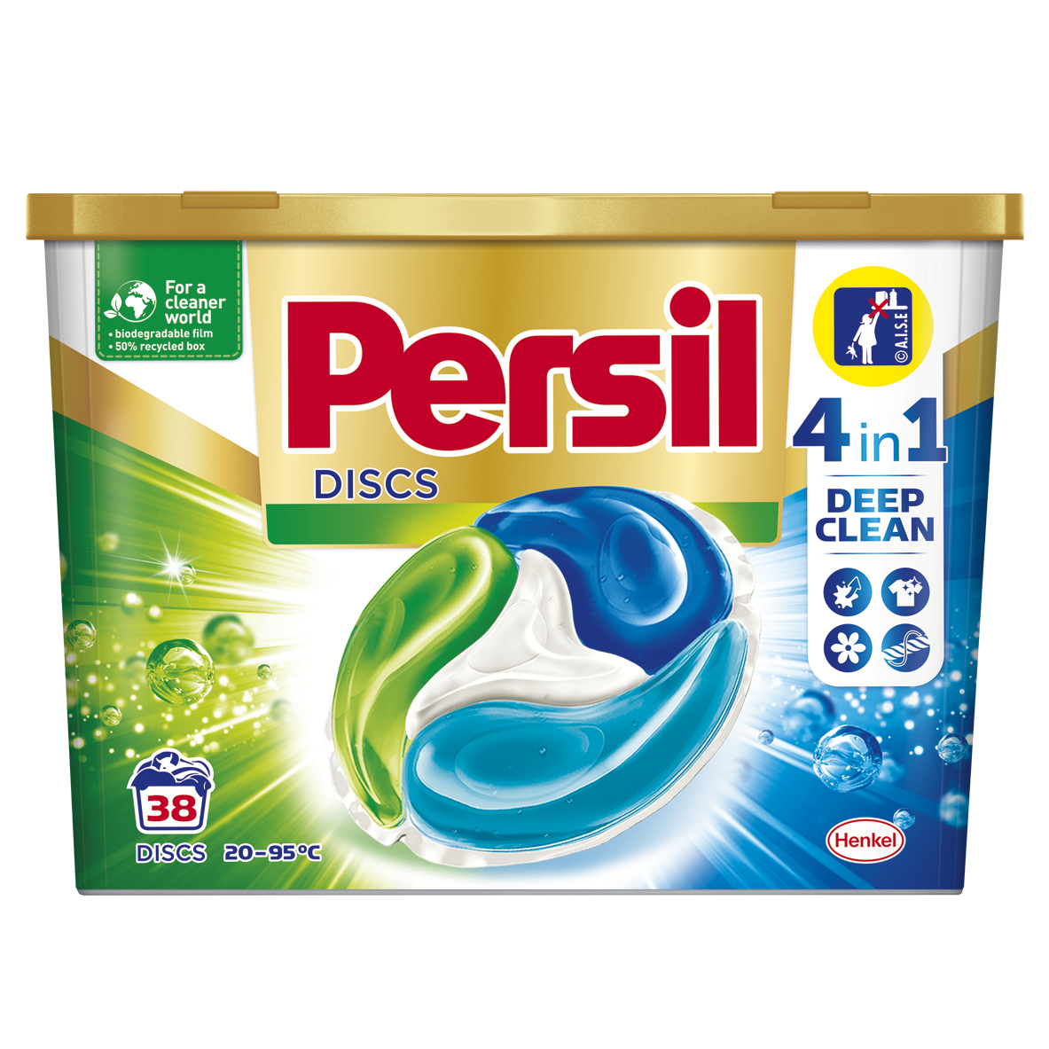 Гель для стирки в капсулах Persil Discs Universal Deep Clean, 38 шт. (825759) - фото 1