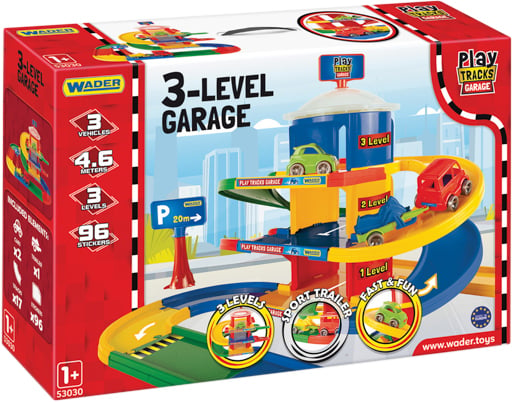 Гараж Wader Play Tracks Garage, 3 поверхи (53030) - фото 2