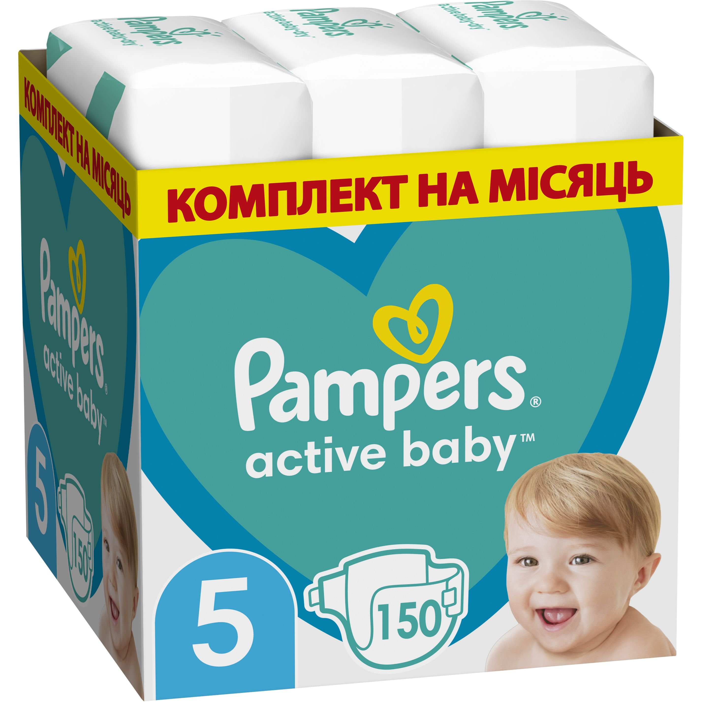 Підгузки Pampers Active Baby 5 (11-16 кг) 150 шт. - фото 1