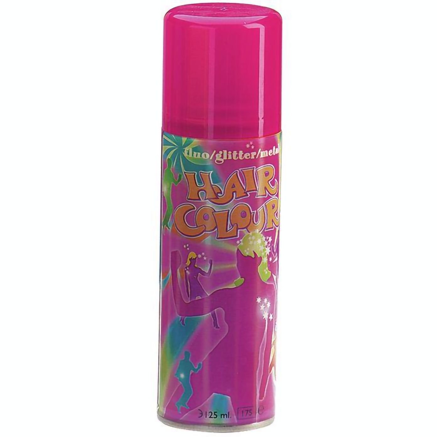 Спрей-фарба для волосся Sibel Fluo Hair Color, флуоресцентний рожевий, 125 мл - фото 1