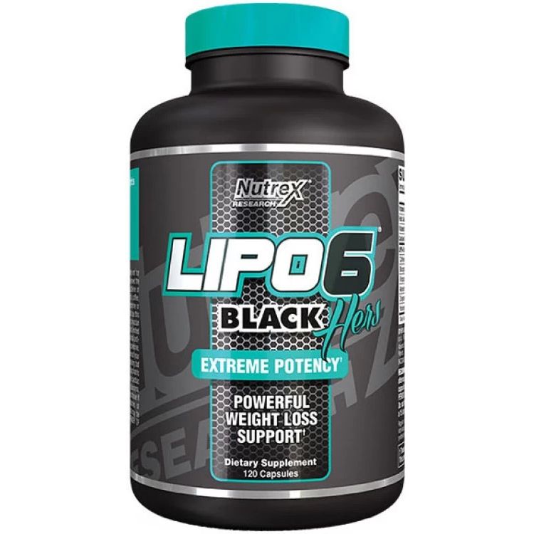 Жироспалювач Nutrex Research Lipo-6 Black Hers Powerfull 120 капсул - фото 1