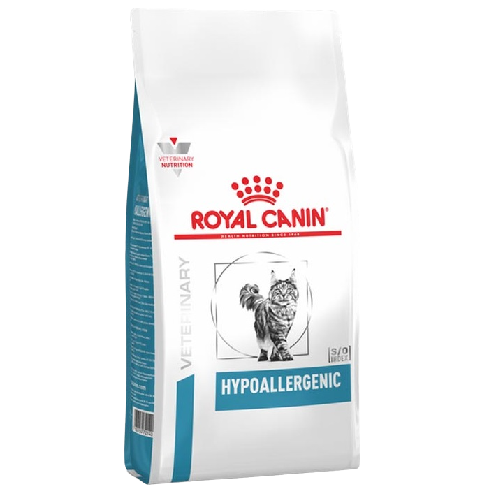 Сухой корм для котов Royal Canin Hypoallergenic при пищевой аллергии, 2,5 кг (39020251) - фото 1