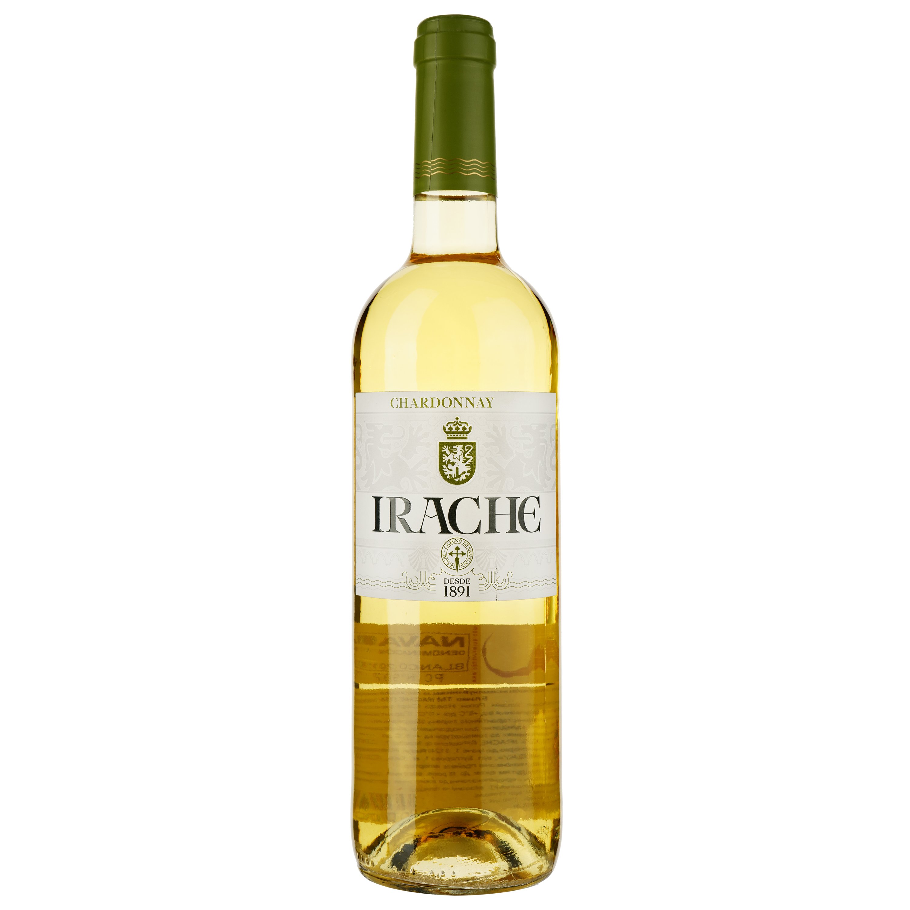 Вино Irache Chardonnay 2019 белое сухое 0.75 л - фото 1