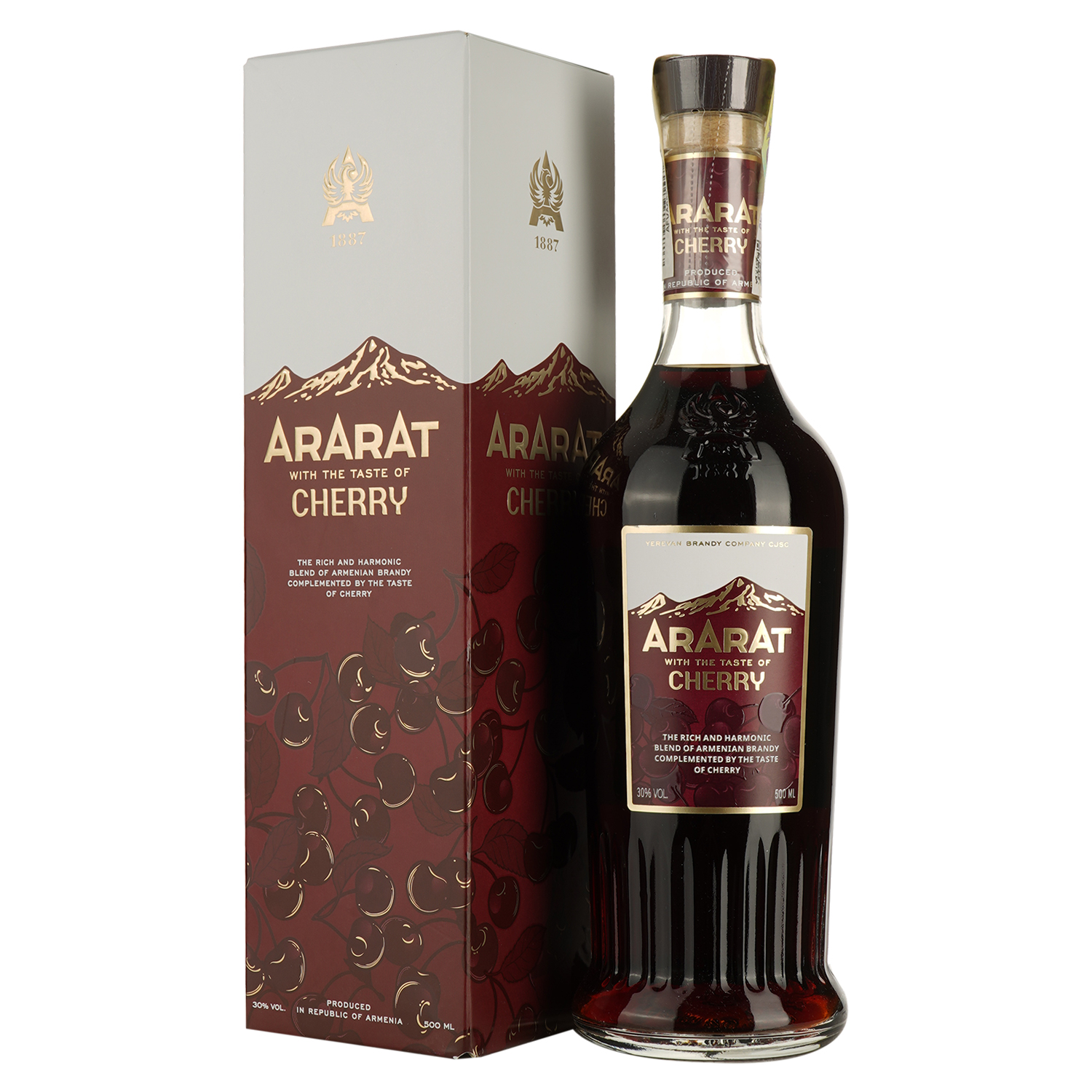 Алкогольный напиток Ararat Cherry 30% 0.5 л в коробке (7640) - фото 1