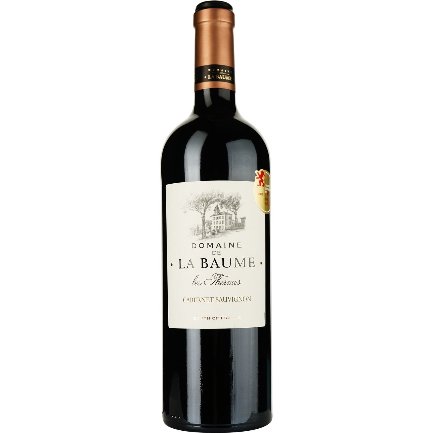 Вино Domaine De La Baume Cabernet Sauvignon 2022 IGP Pays d'Oc червоне сухе 0.75 л - фото 1
