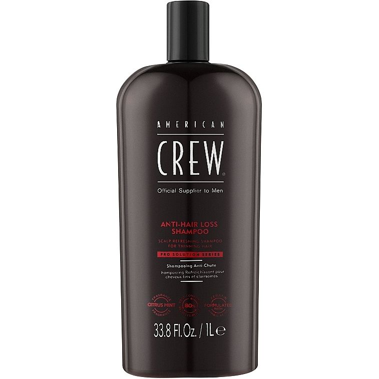 Шампунь для волос American Crew Anti-Hairloss Shampoo против выпадения волос 1 л - фото 1