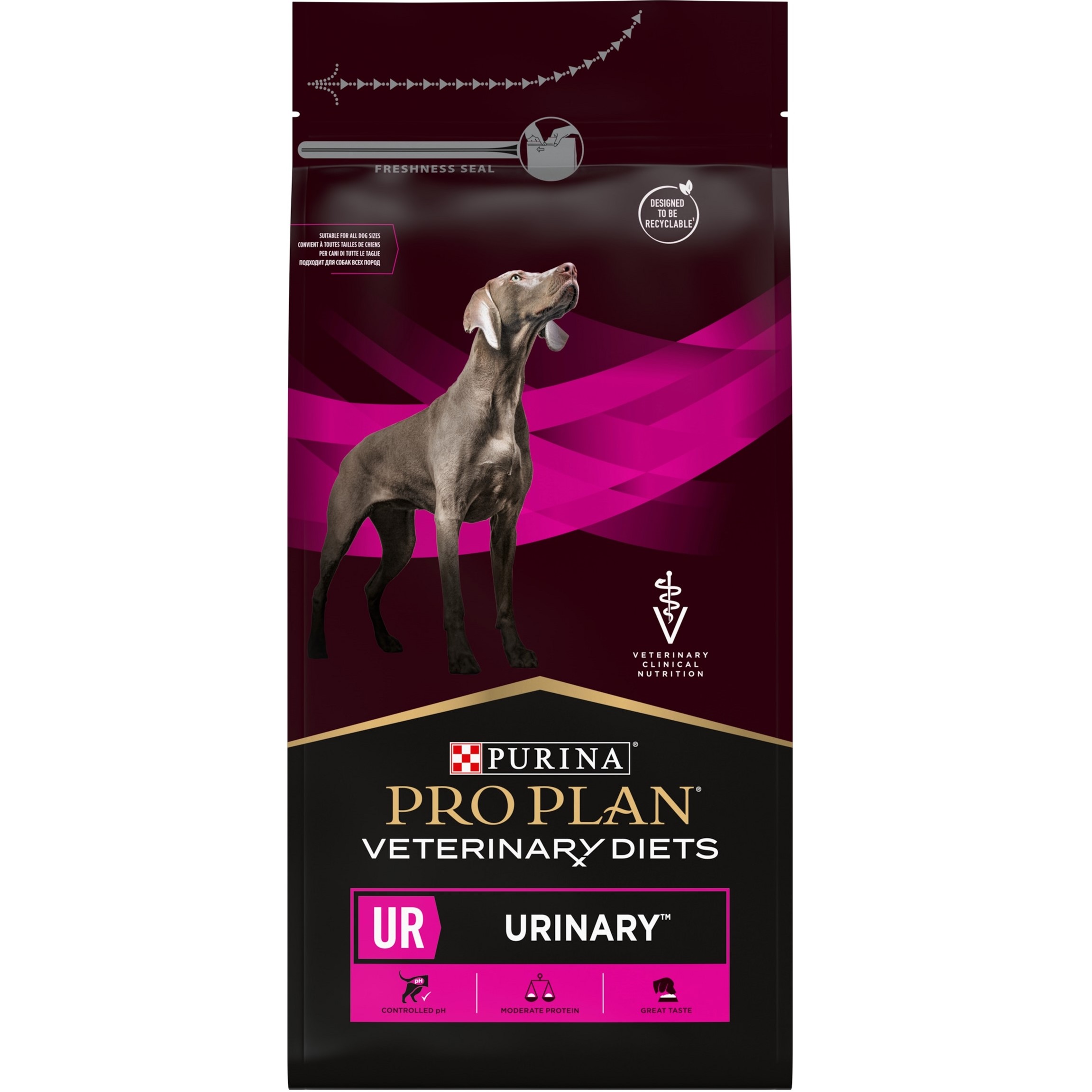 Сухий корм для собак Purina Pro Plan Veterinary Diets UR Urinary проти струвітних каменів 1.5 кг - фото 1