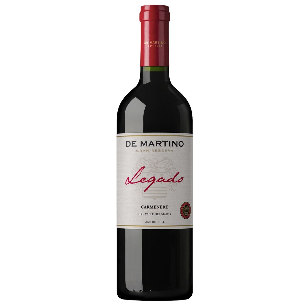 Вино De Martino Legado Gran Reserva Carmener, червоне, сухе ,13,5%, 0,75 л - фото 1
