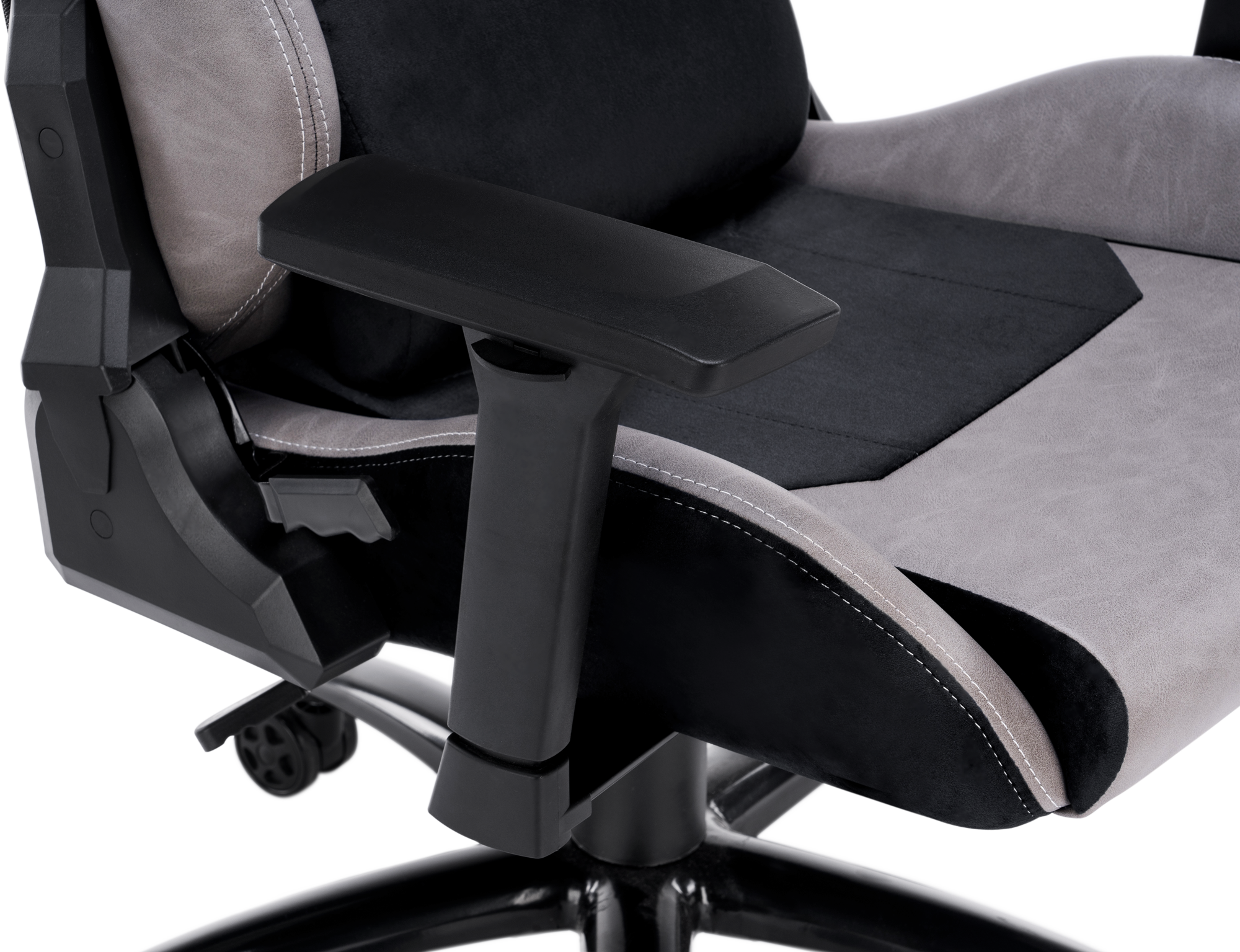 Геймерське крісло GT Racer чорне із сірим (X-2420 Black/Gray) - фото 12