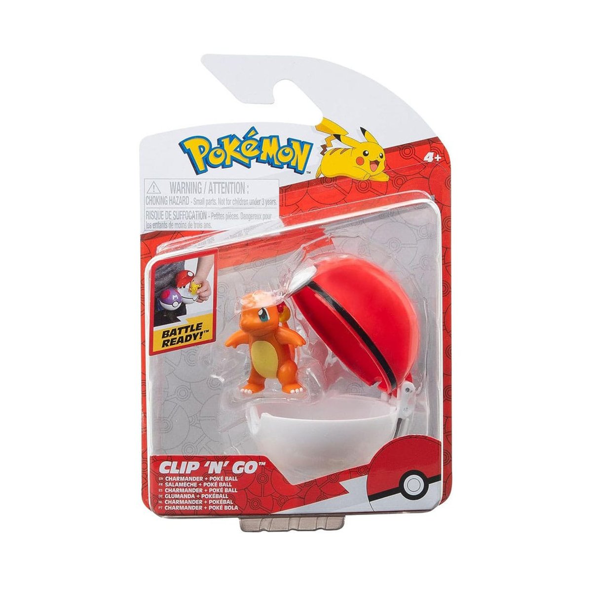 Игровой набор Pokemon W15 Clip N Go Charmander + Poke Ball (PKW3141) - фото 2