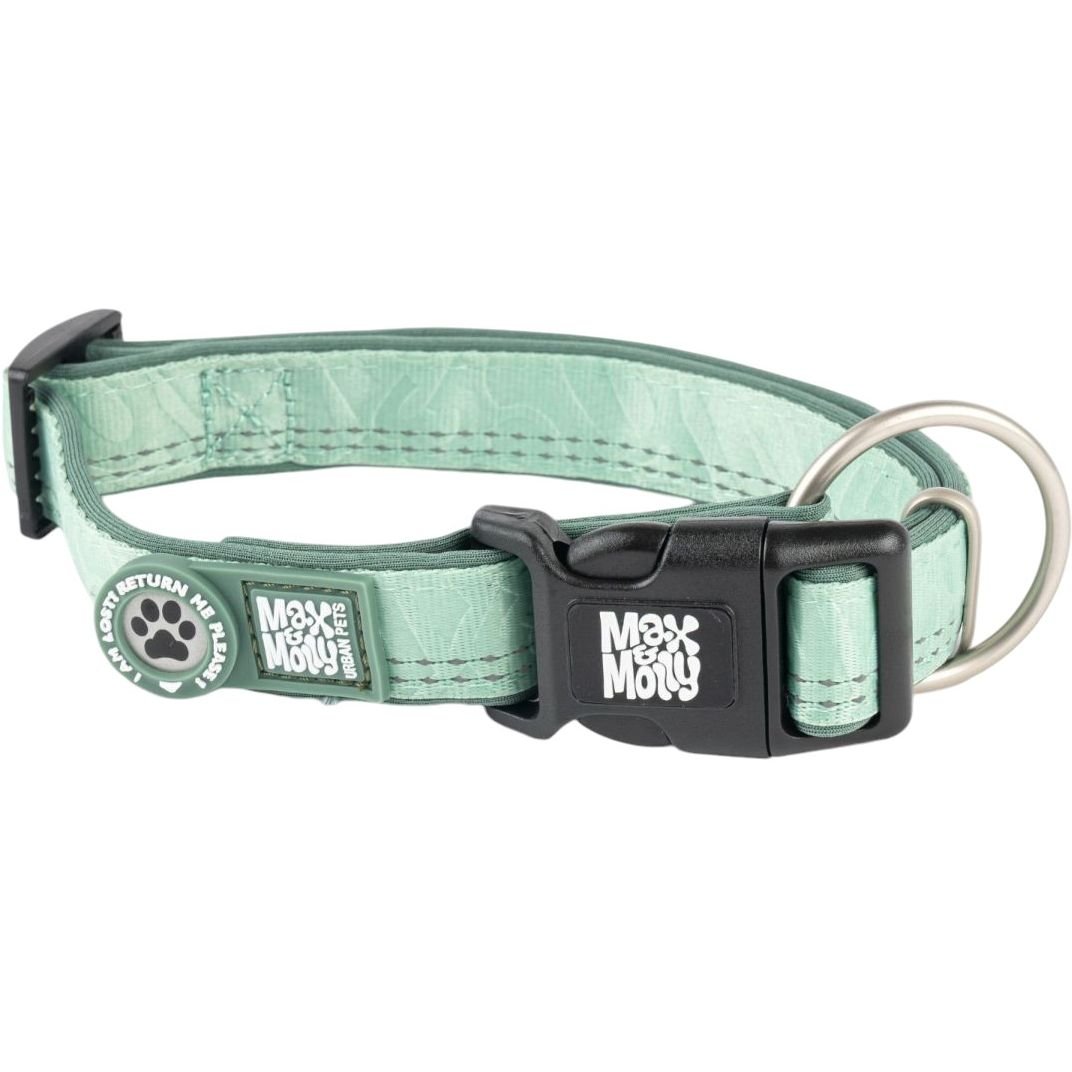 Нашийник для собак Max & Molly Smart ID Collar Matrix 2.0 Jade L 39-62x2.8 см - фото 1