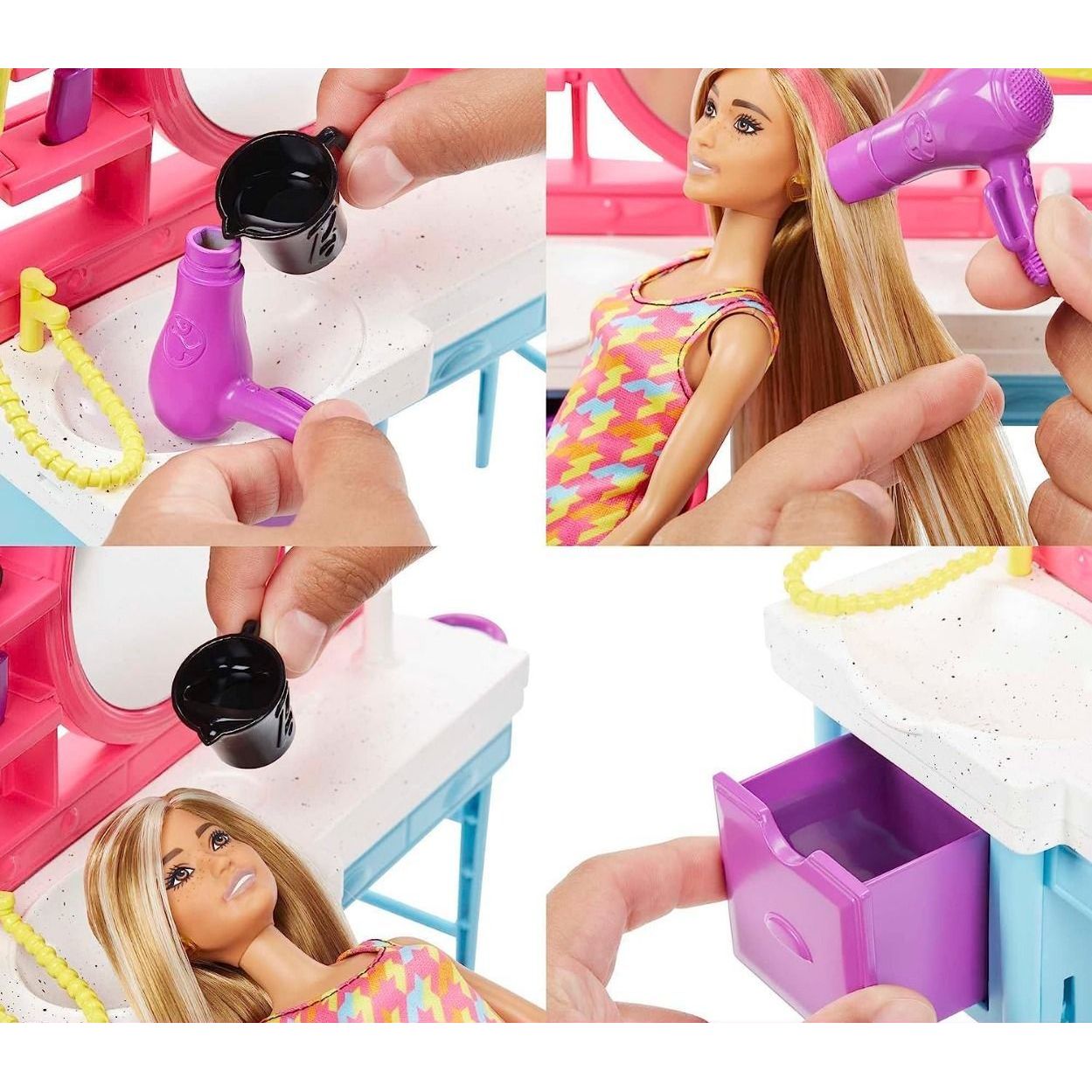 Игровой набор Barbie Totally Hair Парикмахерский салон (HKV00) - фото 4