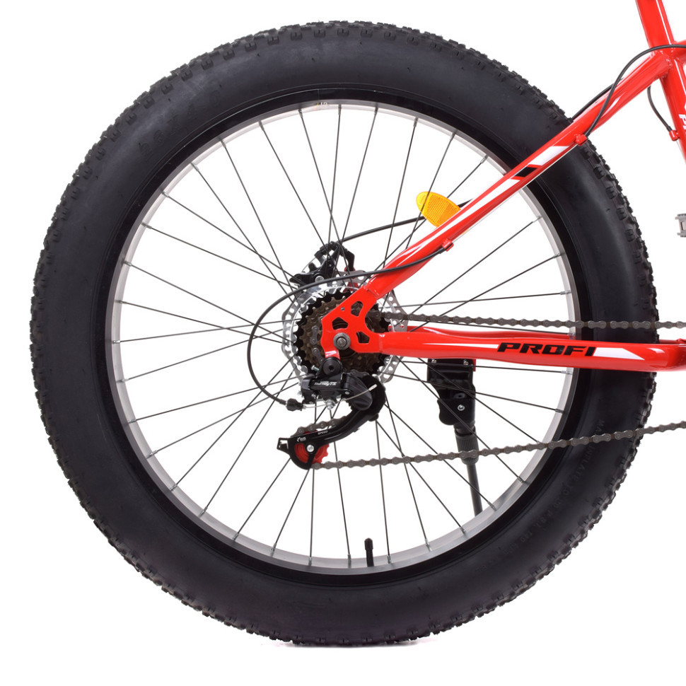 Велосипед підлітковий Profi 26 дюймів червоний 223730 - фото 6