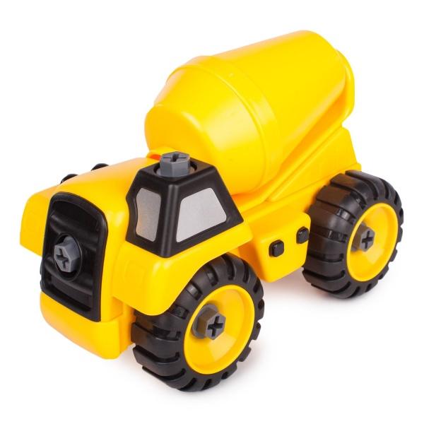 Бетоновоз-самоскид Kaile Toys, жовтий (KL716-1) - фото 2
