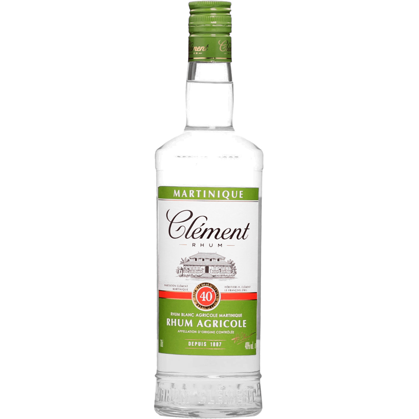 Ром Clement Rhum Blanc Agricole Martinique 40% 0.7 л - фото 1