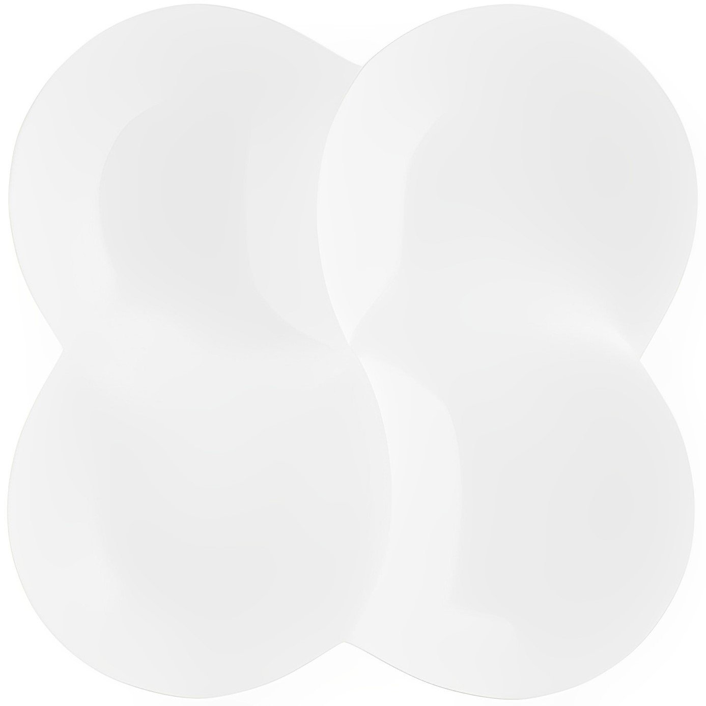 Менажница Ardesto, 21,5 см, белая (AR3738) - фото 1