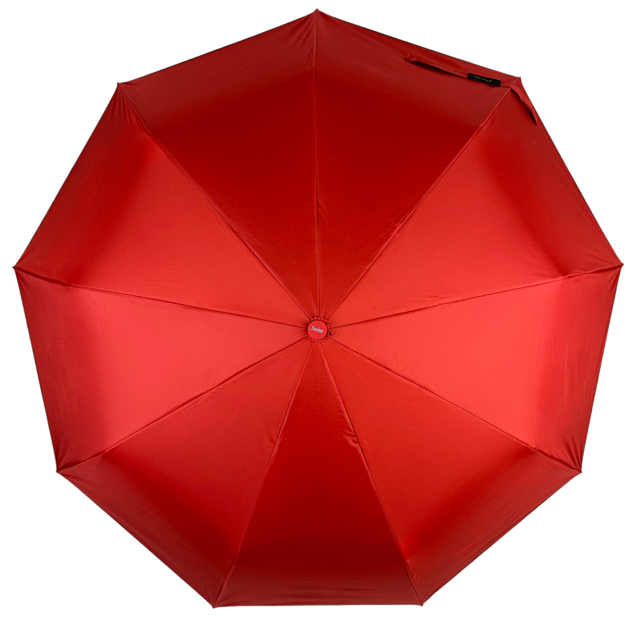 Женский складной зонтик полуавтомат Susino 99 см красный - фото 7