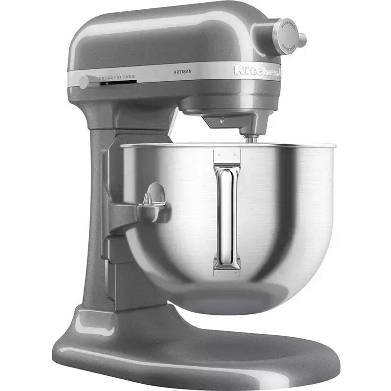 Планетарний міксер KitchenAid Artisan з підйомною чашею 6.6 л срібний медальон (5KSM70SHXEMS) - фото 3