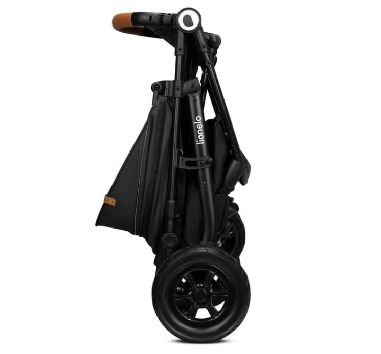 Прогулянкова коляска Lionelo Natt Black Onyx, чорний (LO-NATT BLACK ONYX) - фото 5