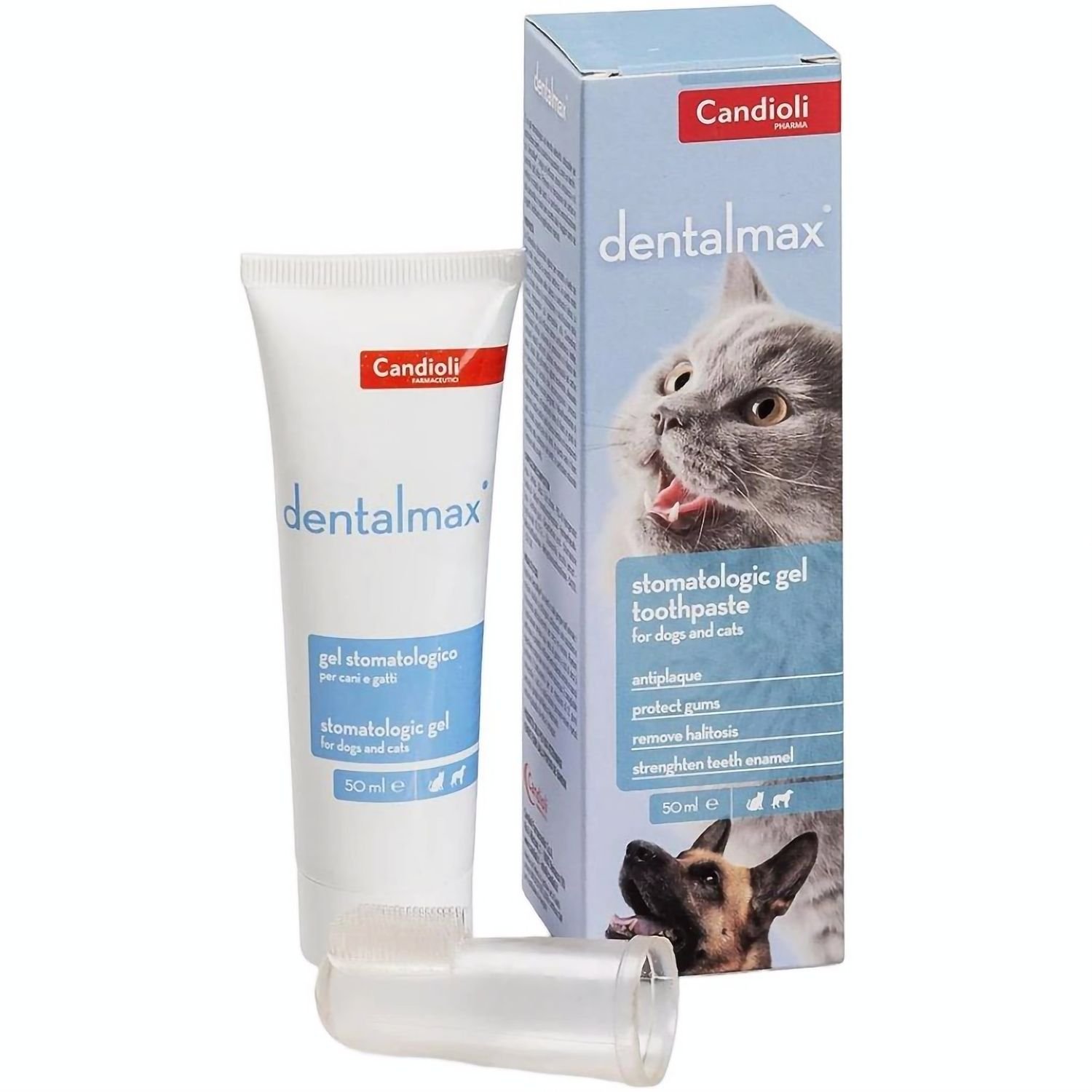 Гель Candioli DentalMax для зубів та ясен собак та котів, 50 мл - фото 1
