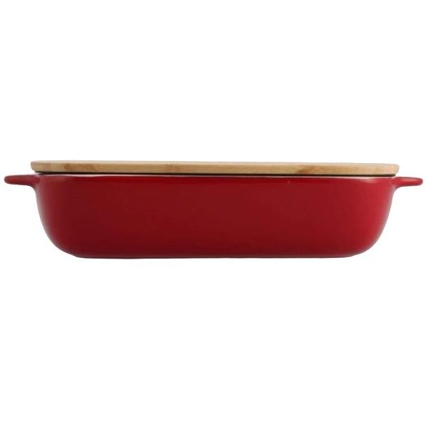 Форма для випічки KitchenAid з кришкою 26х15.5х6.5 см 0.9 л червона (CC006104-001) - фото 2