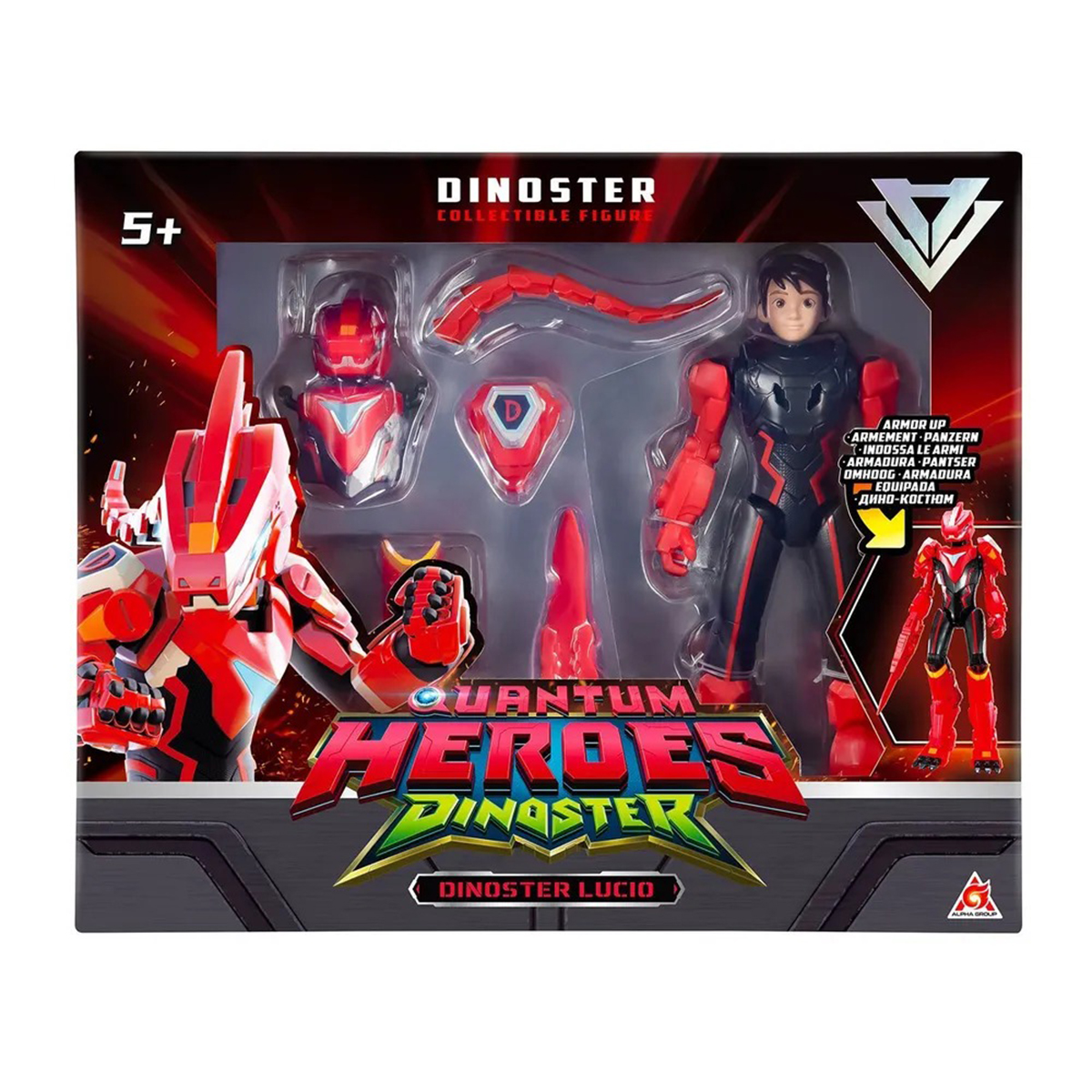 Фігурка Quantum Heroes Dinoster Лучіо 20 см (EU580831) - фото 6