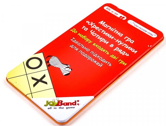 Магнитная мини-игра JoyBand Крестики-нолики, 4х4, 32 элемента (018) - фото 2
