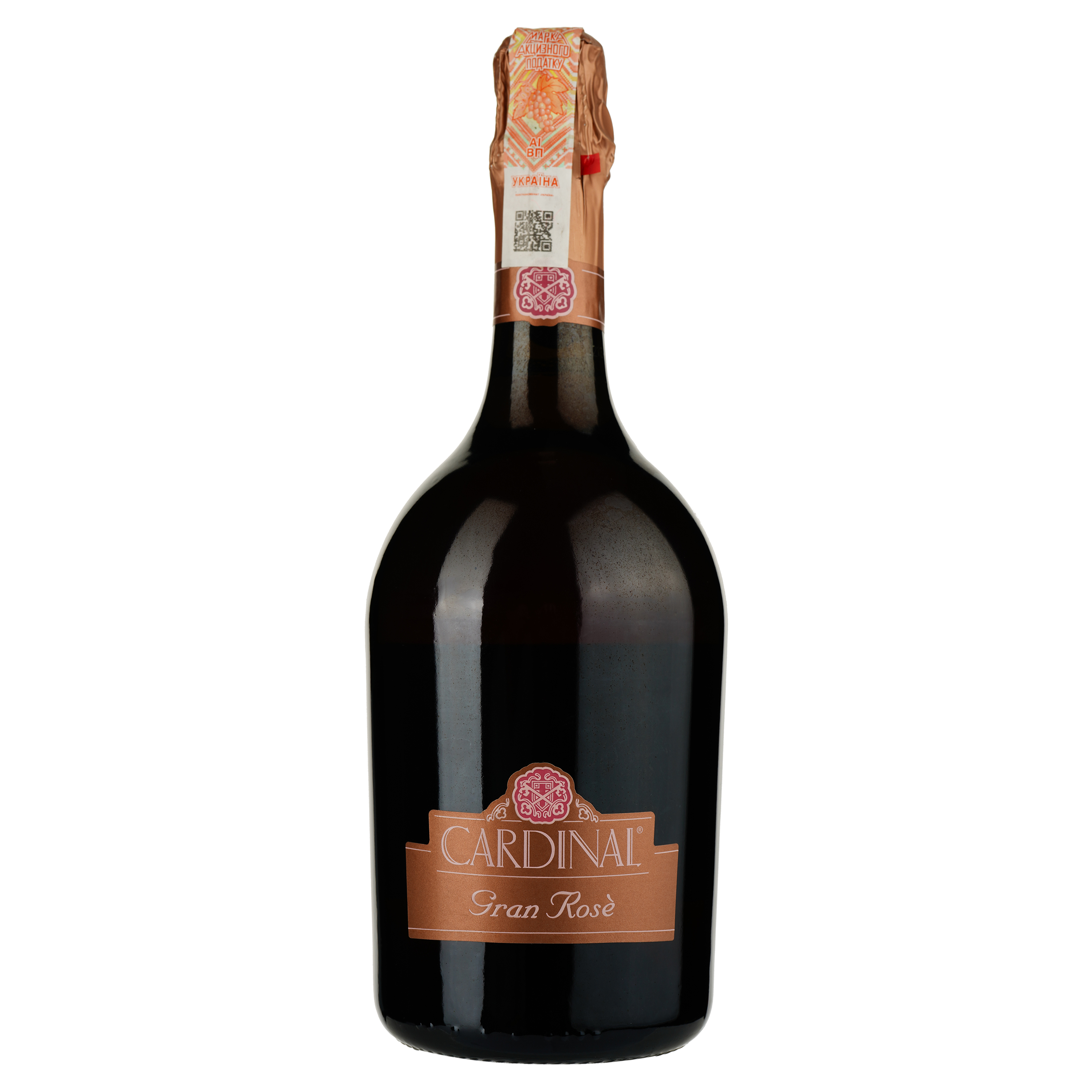 Игристое вино Foss Marai Cardinal Gran Rose Christina, розовое, сухое, 0,75 л - фото 1