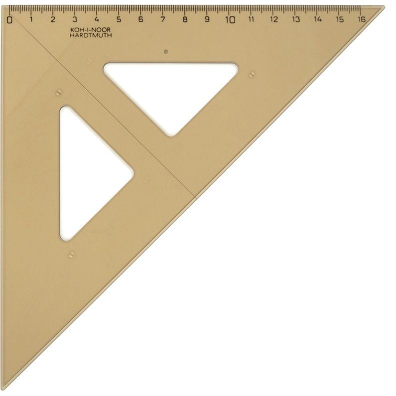 Треугольник Koh-i-Noor 45/177 дымчастый (744151) - фото 1