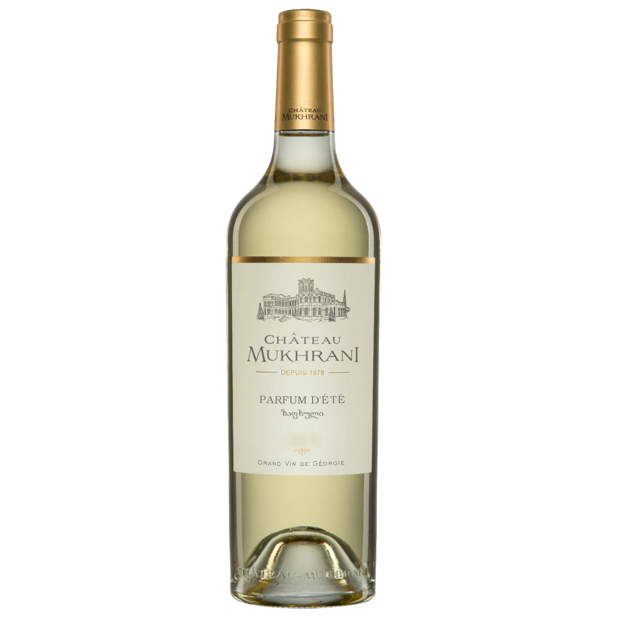 Вино Chateau Mukhrani Parfum d`Ete, белое, сухое, 11-14,5%, 0,75 л (789210) - фото 1