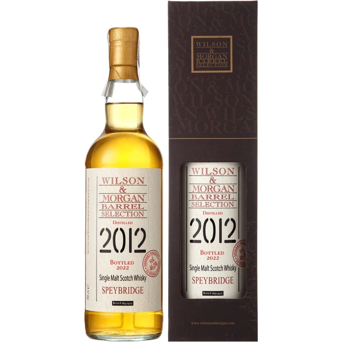 Виски Wilson & Morgan Speybridge PX Finish 10 yo Single Malt Scotch Whisky 46% 0.7 л - фото 1