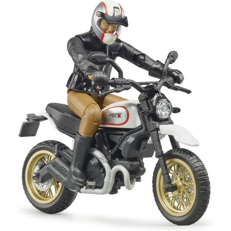 Игровой набор Bruder Фигурка человека с мотоциклом (63051) - фото 2