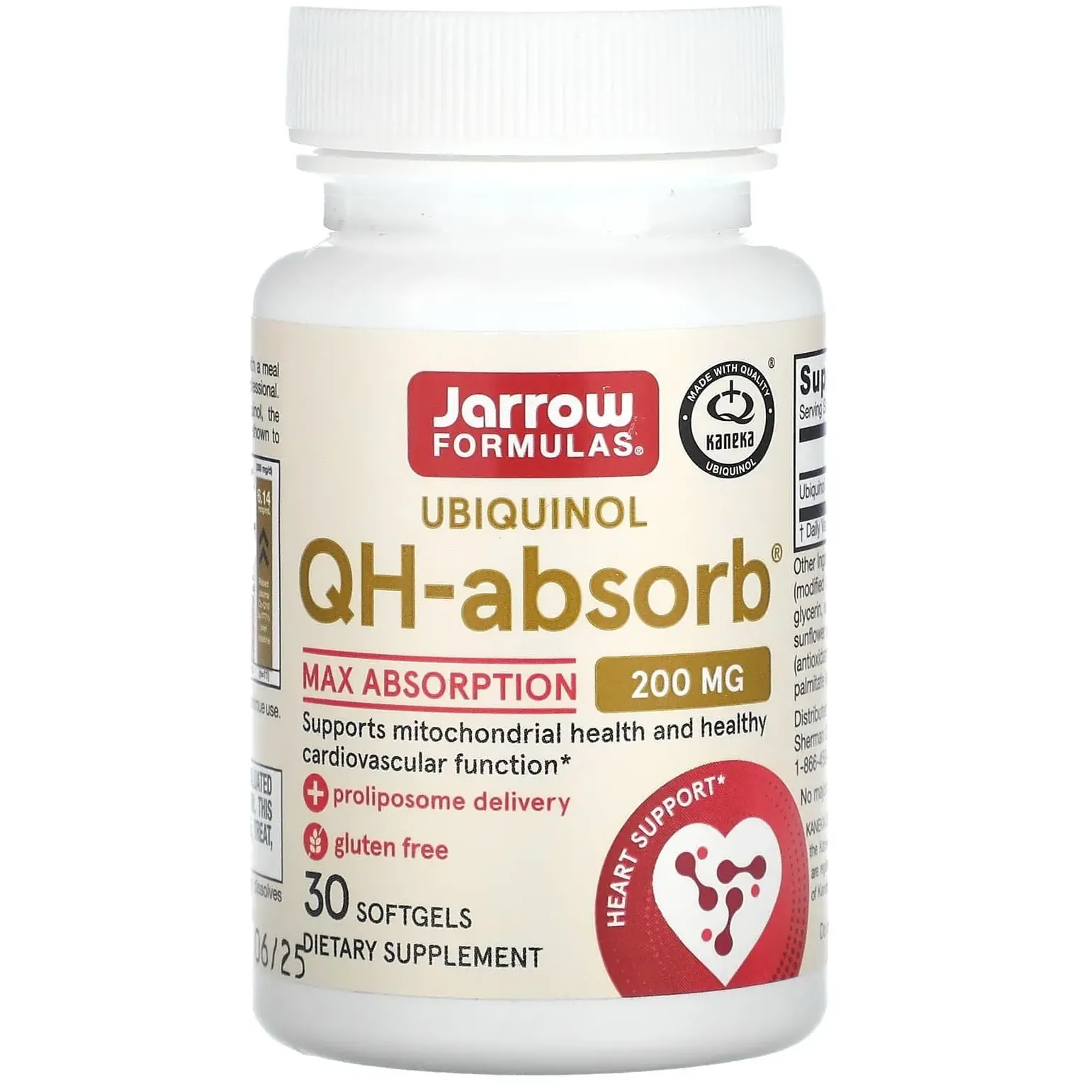 Убіхінол Jarrow Formulas QH-Absorb 200 мг 30 капсул - фото 1