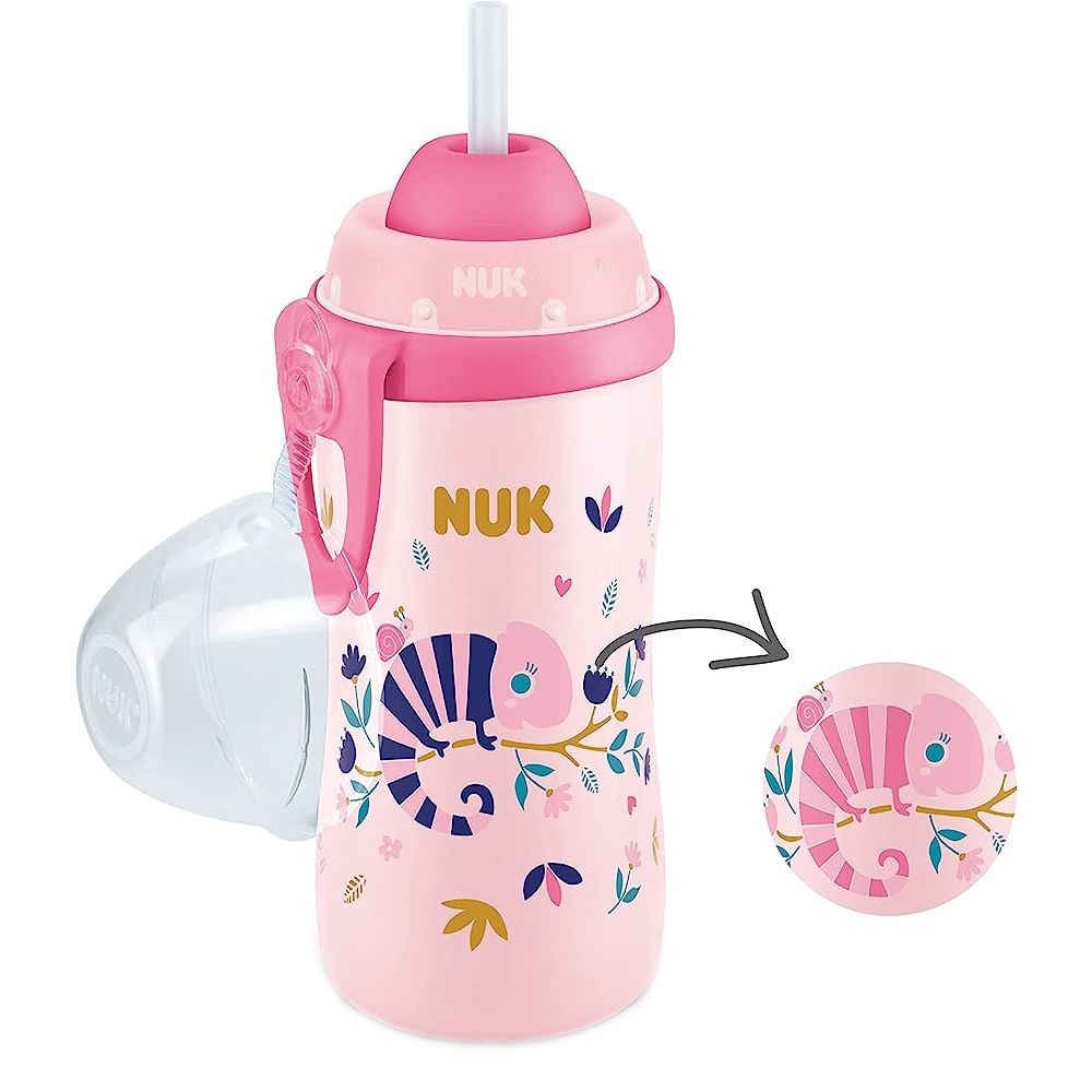 Поильник Nuk Evolution Flexi Cup, с рисунком, меняющим цвет, 300 мл (3952426) - фото 2