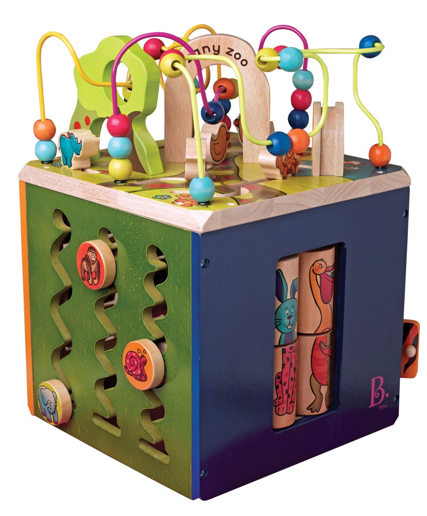 Розвиваюча дерев'яна іграшка Battat Зоо-куб (BX1004X) - фото 2